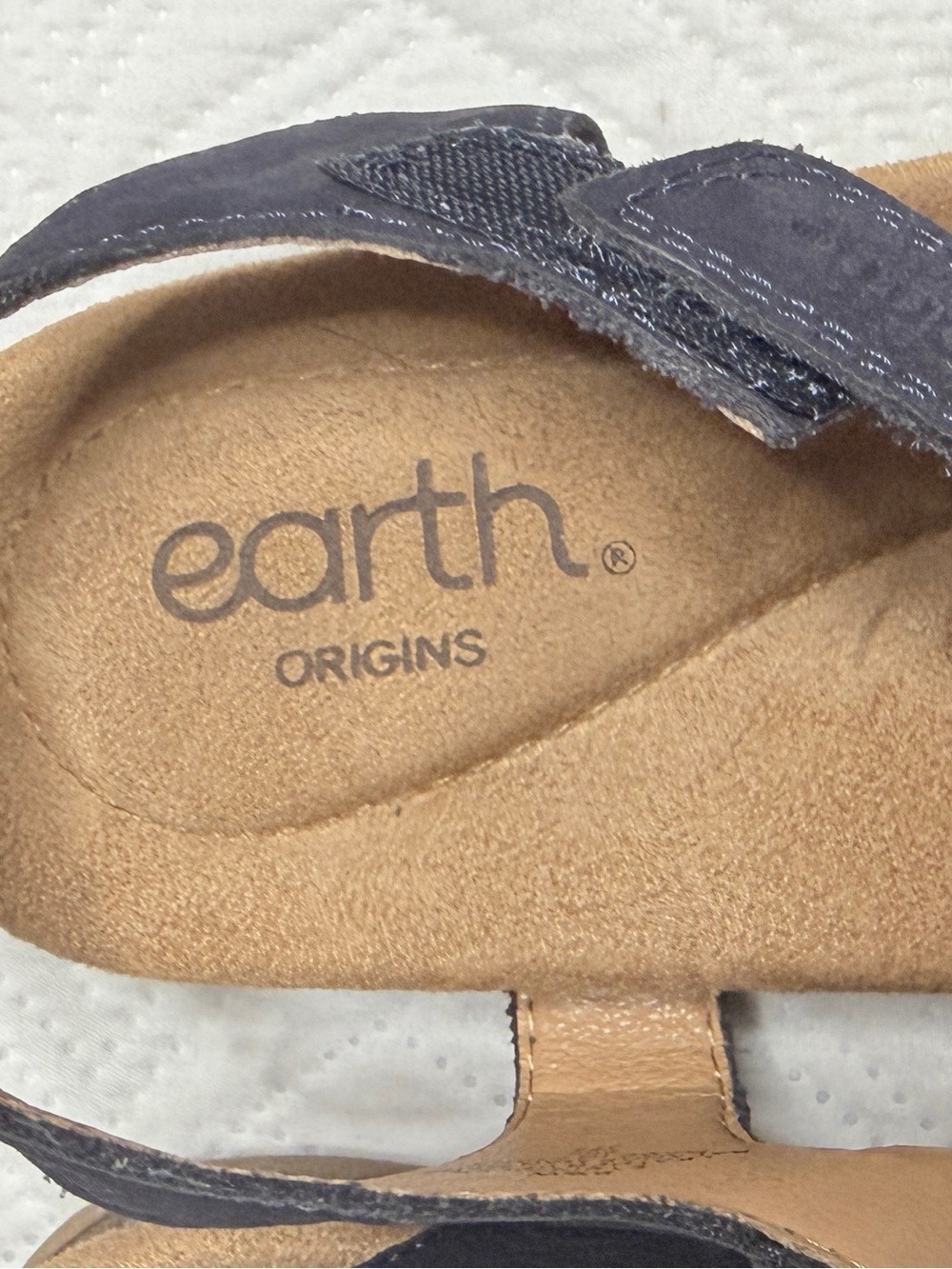 Earth Origins Berdy Women’s Blue Suede Sandals. Size 8.5 - Picture 8 of 8